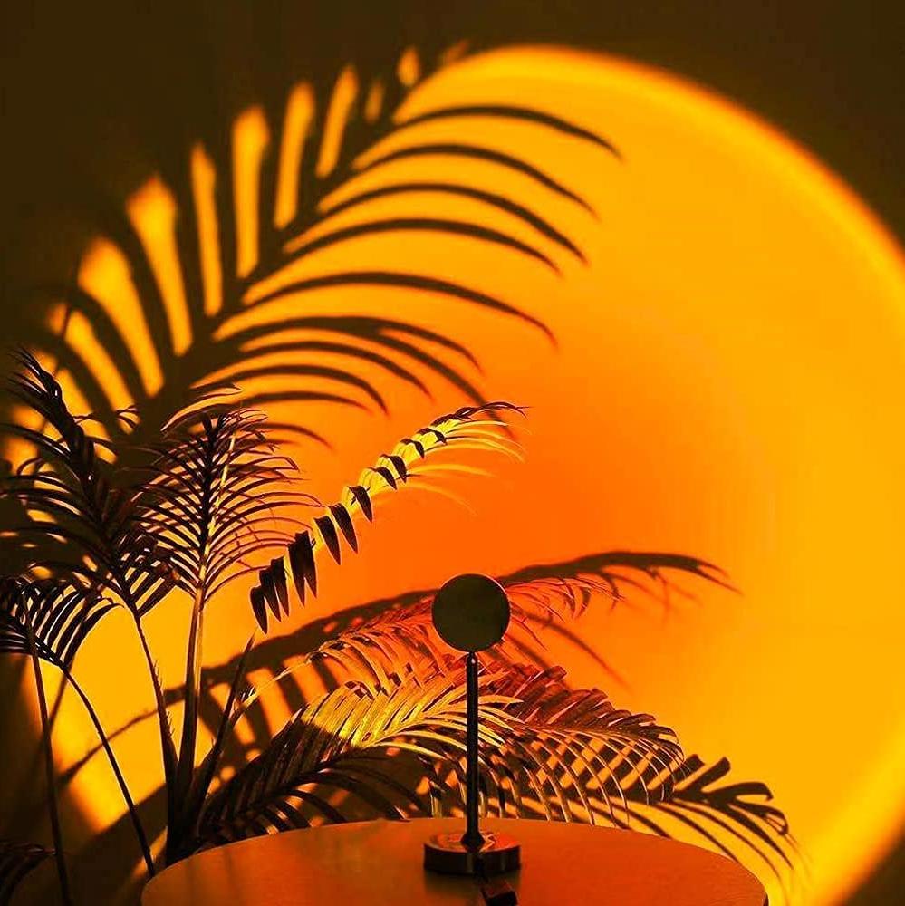 AuroraGlow Sunset Projector Lamp