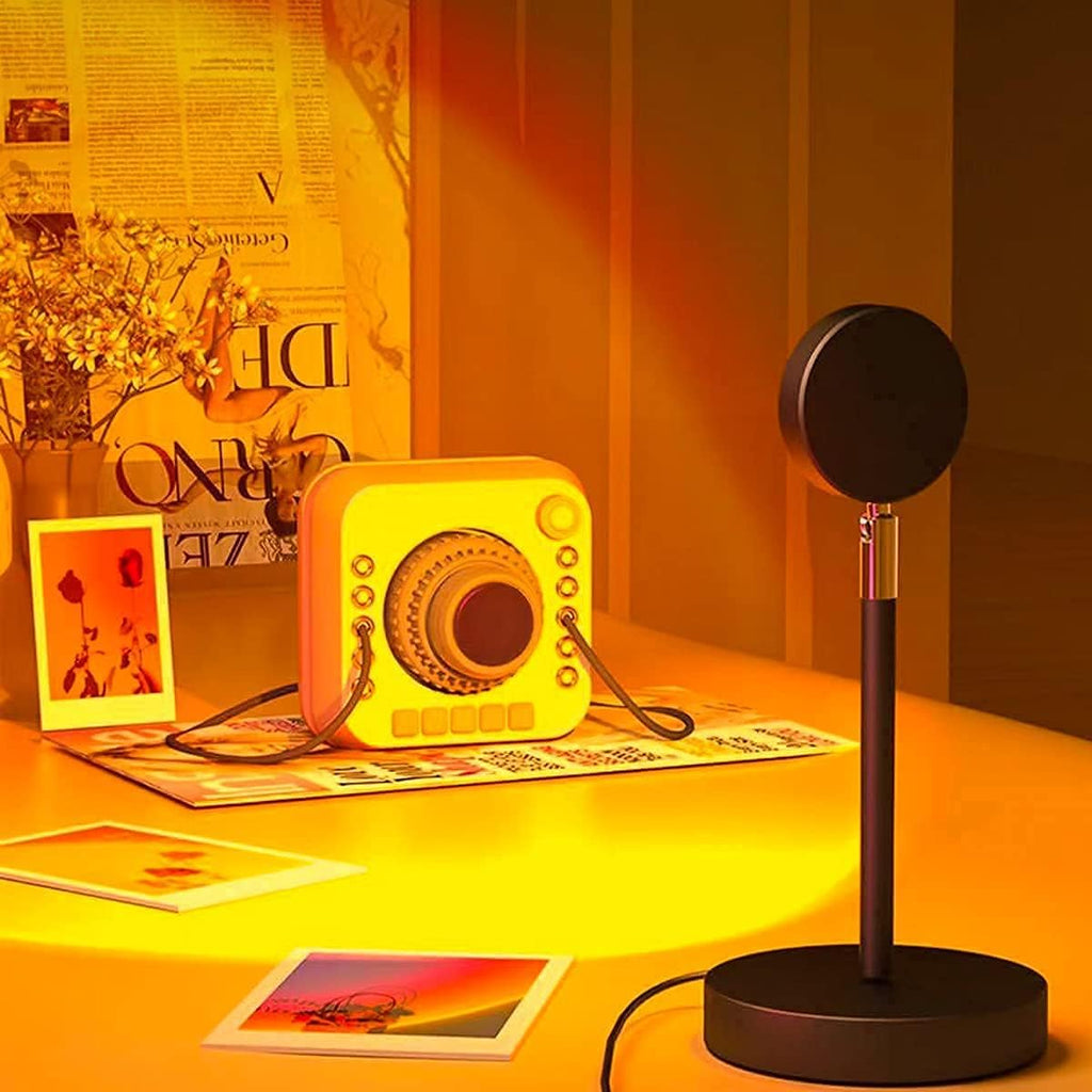 AuroraGlow Sunset Projector Lamp