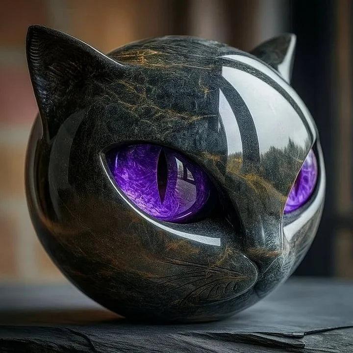 NoirCat Cat Head Sculpture