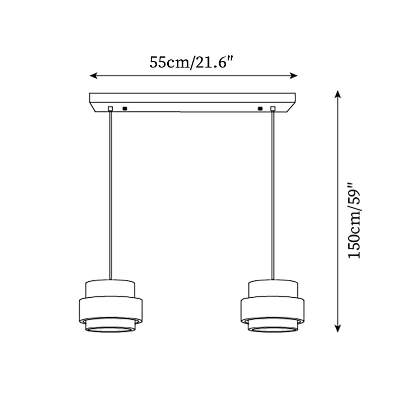 Perra Travertine Pendant Light