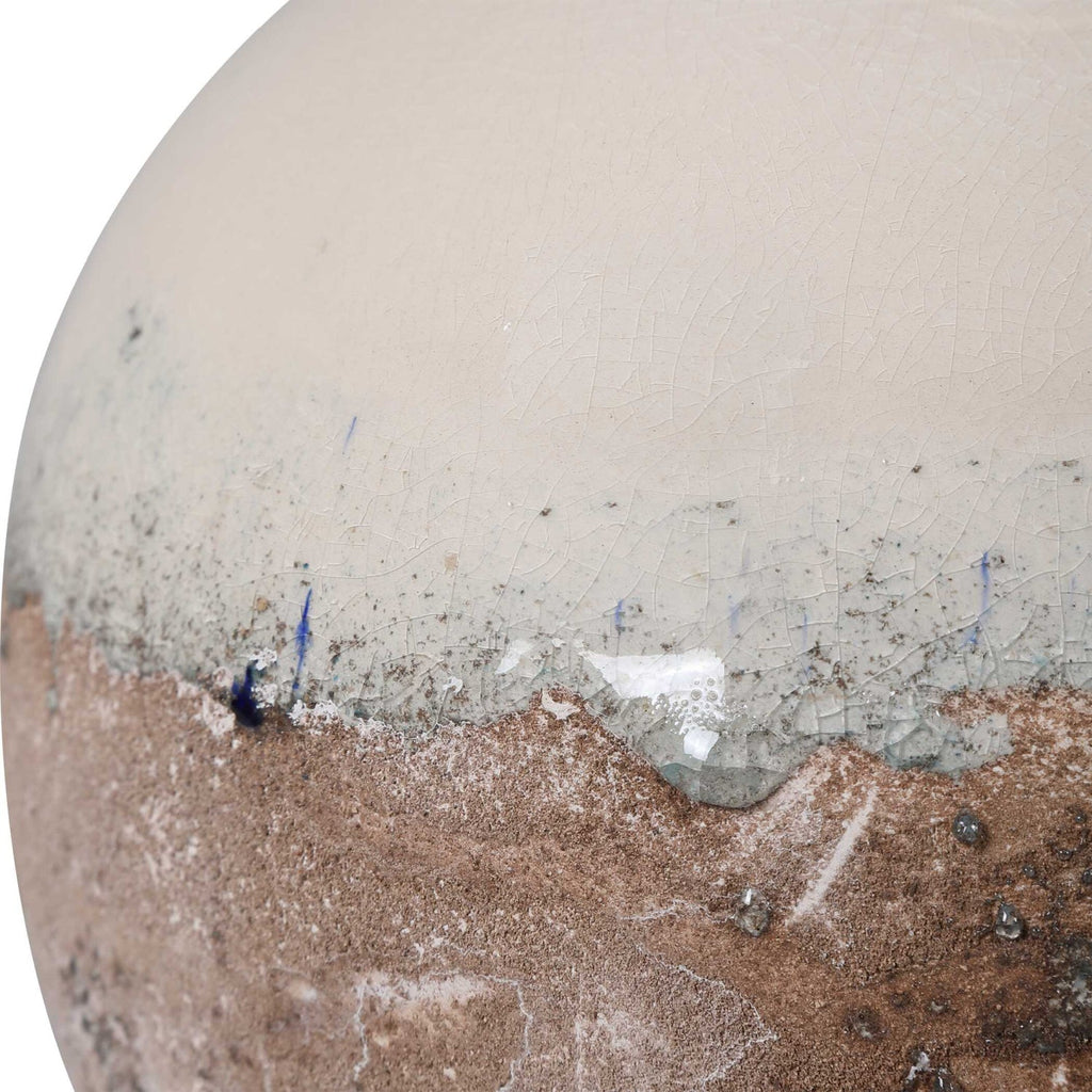 Earth-Toned Ceramic Accent Lamp