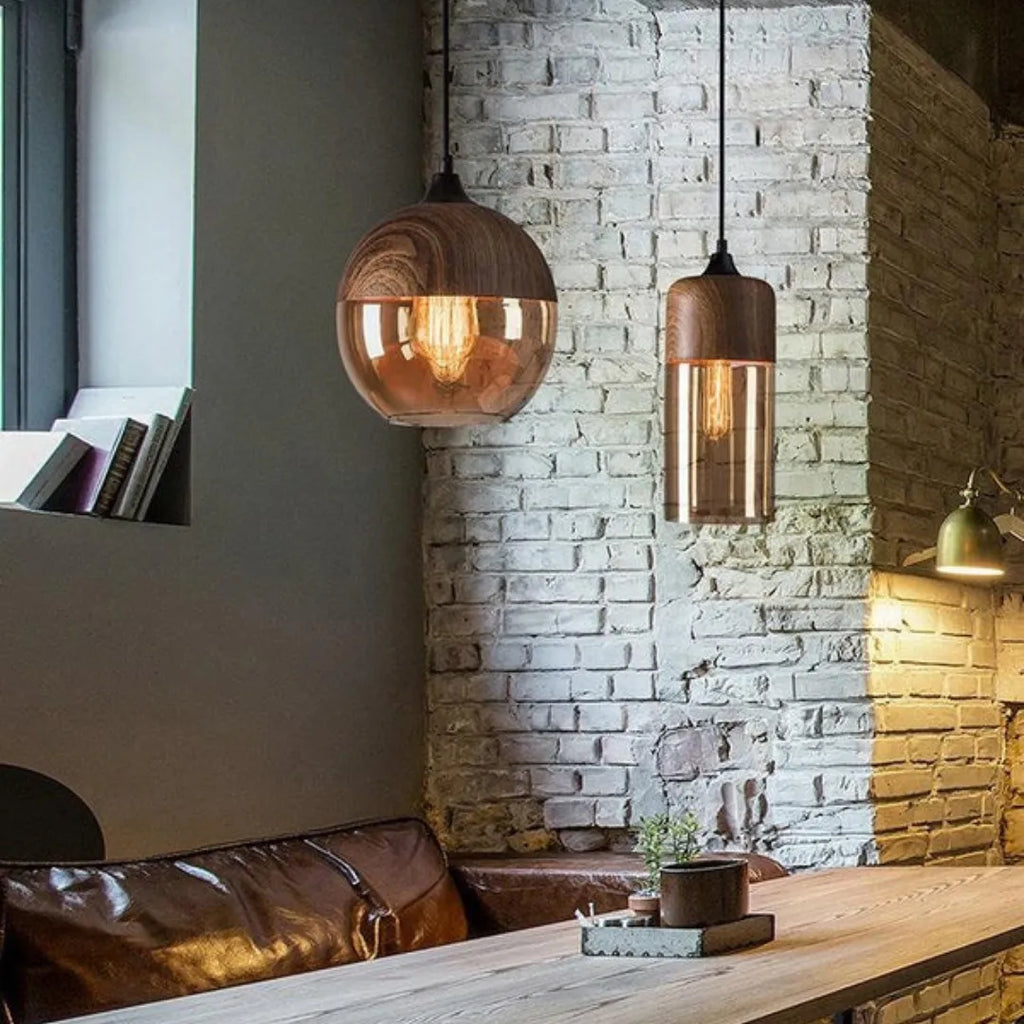 Scandinavian Wood Ceiling Light