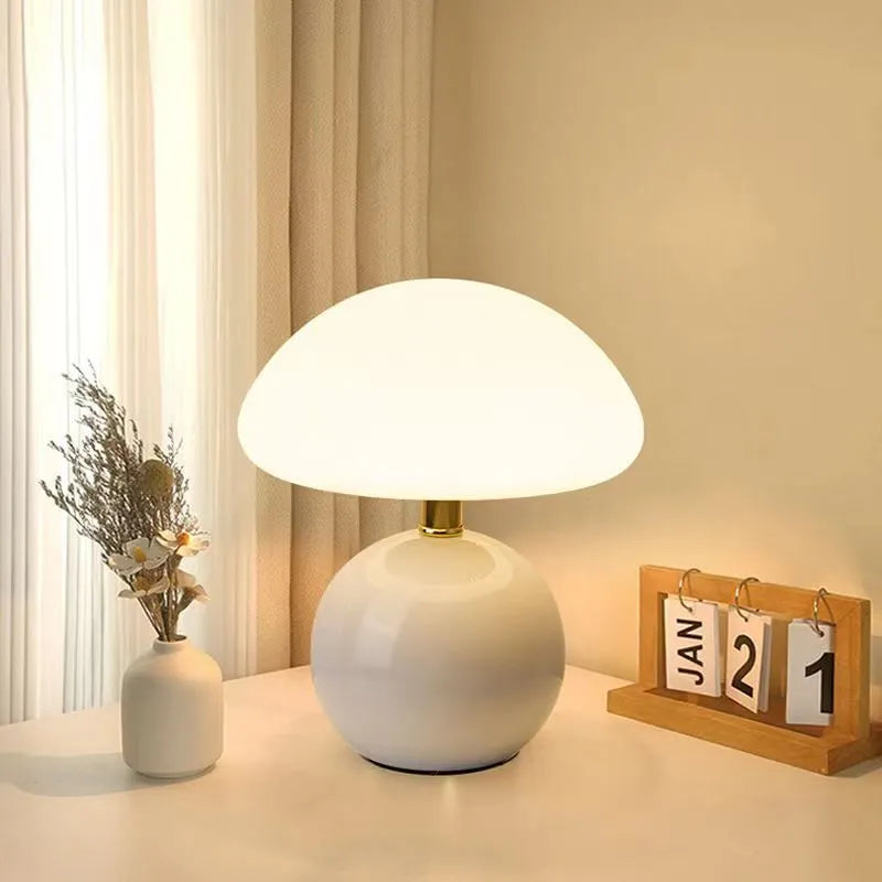 Retro Mushroom LED Table Lamp