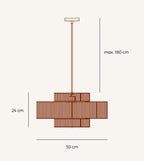 Kamea Adjustable Fabric Ceiling Light