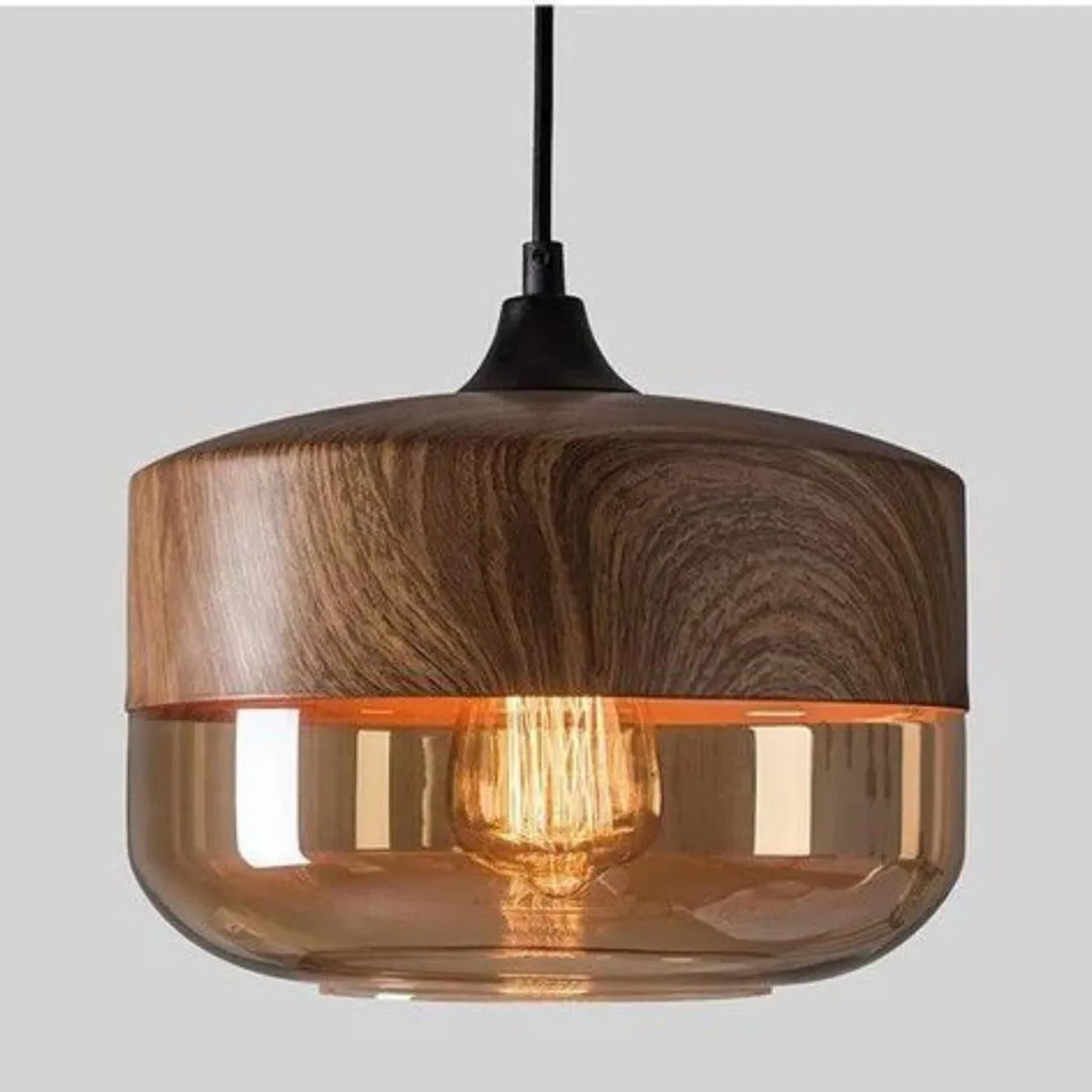 Scandinavian Wood Ceiling Light