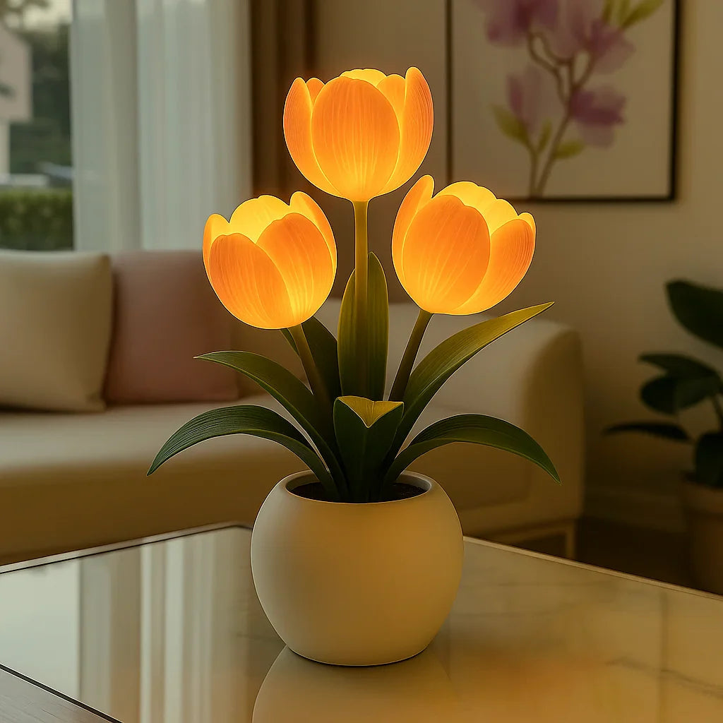 TulipaGlow LED Tulip Lamp