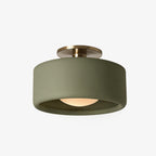 Modern Porcelain Semi-Flush Ceiling Light