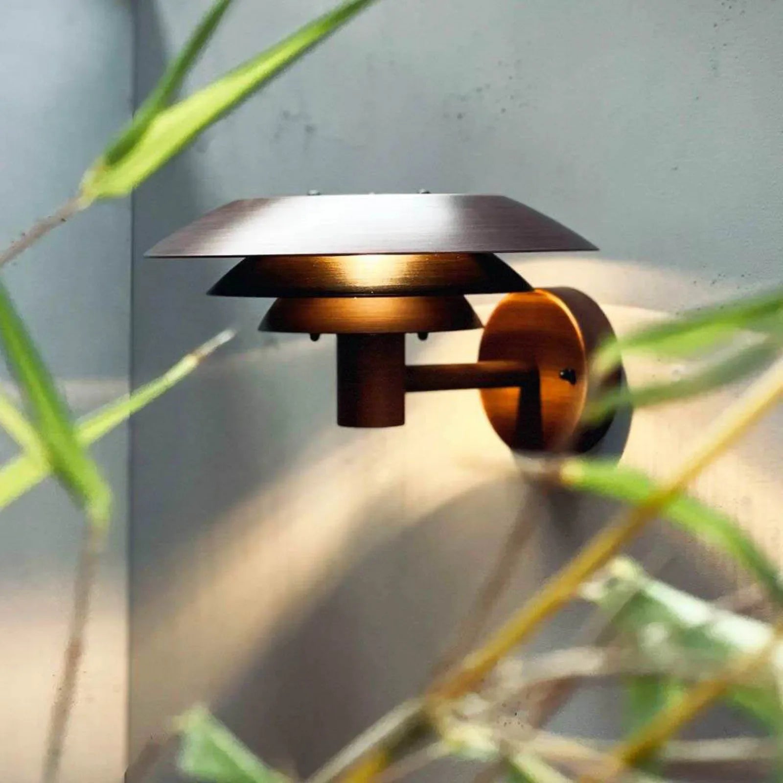 Antique Copper Outdoor Wall Light