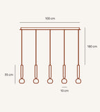 Sundara Sculptural LED Pendant Light