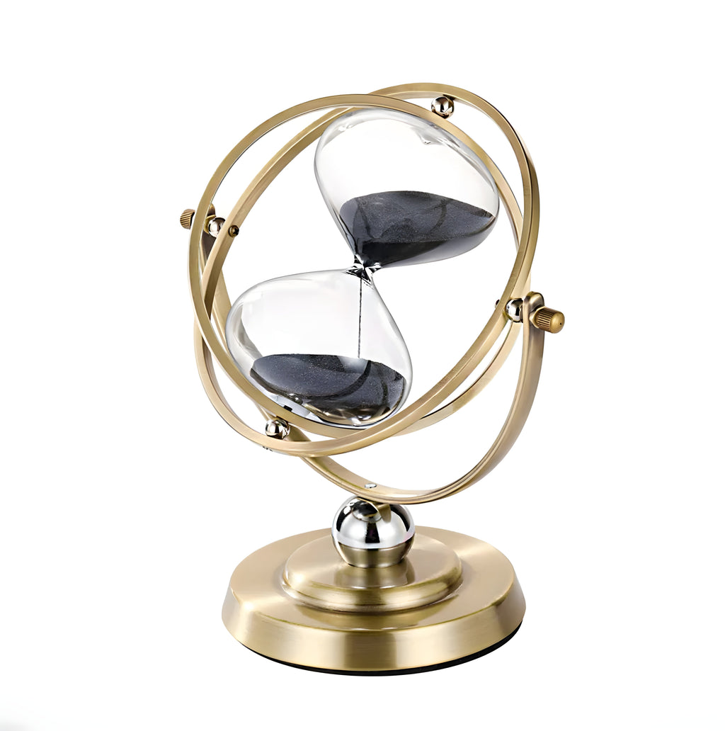 Elegant Hourglass Clock