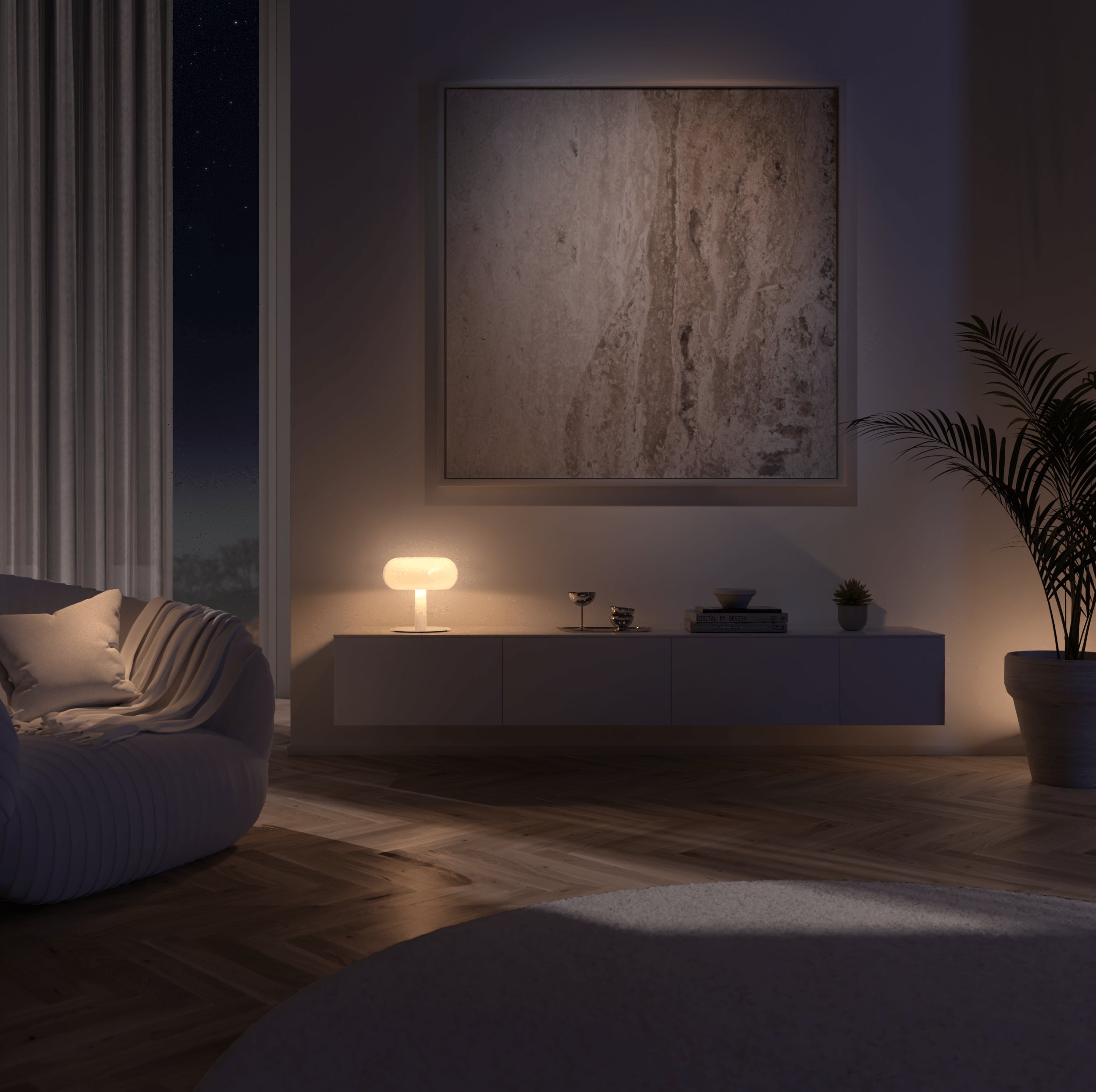 Lumio Dimmable LED Table Lamp – Modern Metal Design with Adjustable Brightness