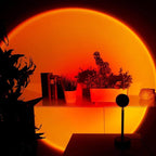 AuroraGlow Sunset Projector Lamp