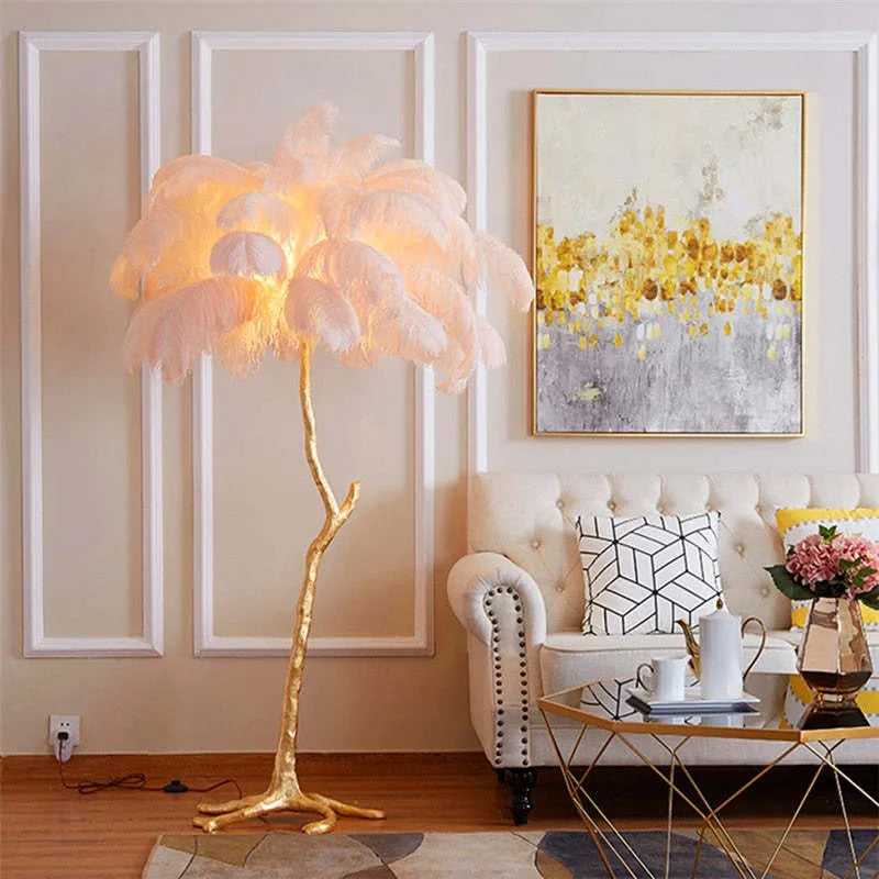 Omoore Feather LED Floor Lamp