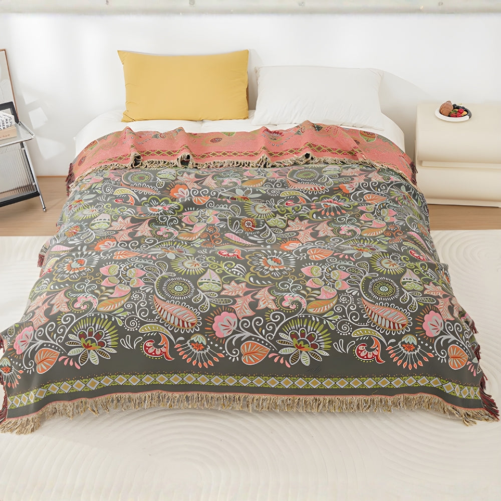 Autumn Leaf Reversible Blanket