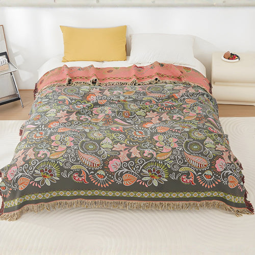 Autumn Leaf Reversible Blanket