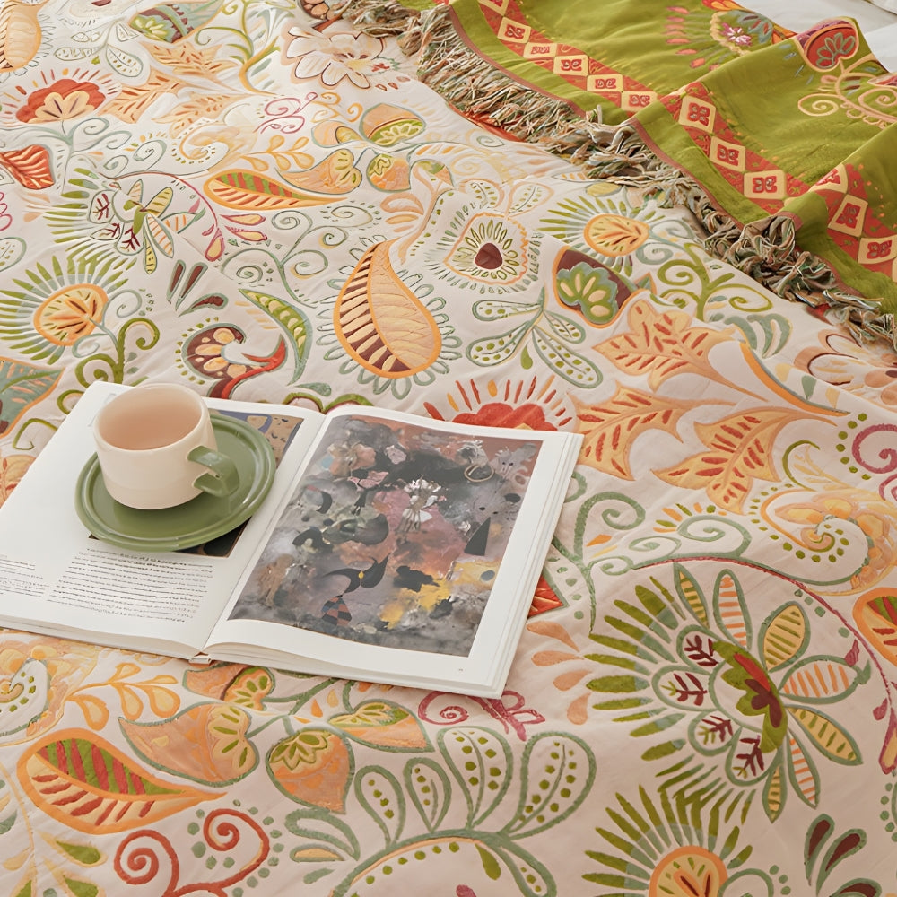 Autumn Leaf Reversible Blanket