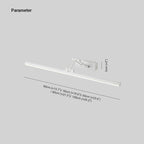 Arisha Minimalist LED Wall Light – Modern Metal and Acrylic Indoor Sconce