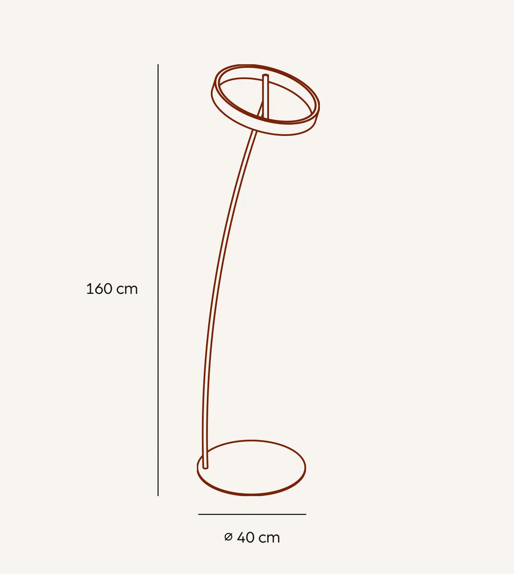 Sola Arc Dimmable LED Floor Lamp