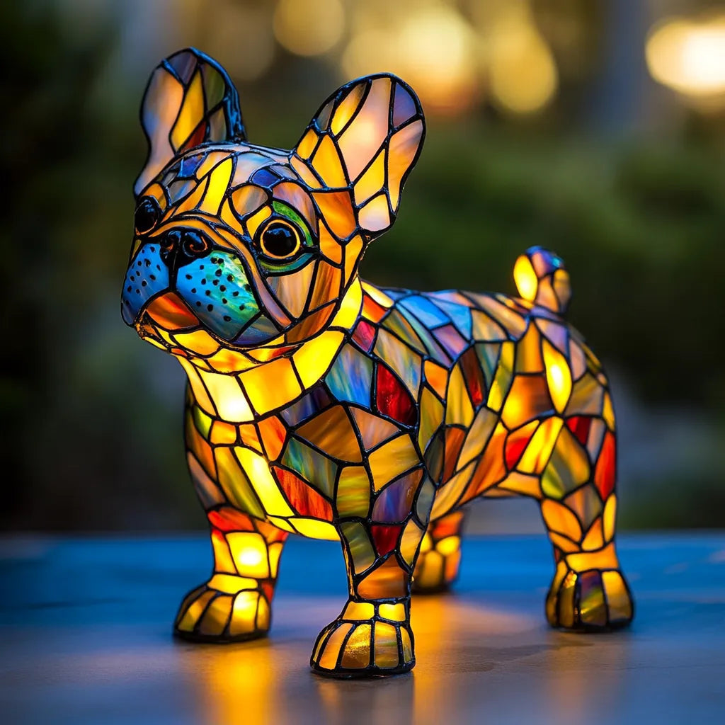 Handmade Dog Lamp