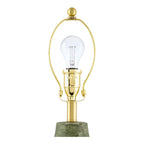 Hand-Painted Green Ceramic Table Lamp