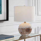 Earth-Toned Ceramic Accent Lamp
