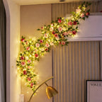 BlossomGlow LED Rose Flower String Lights