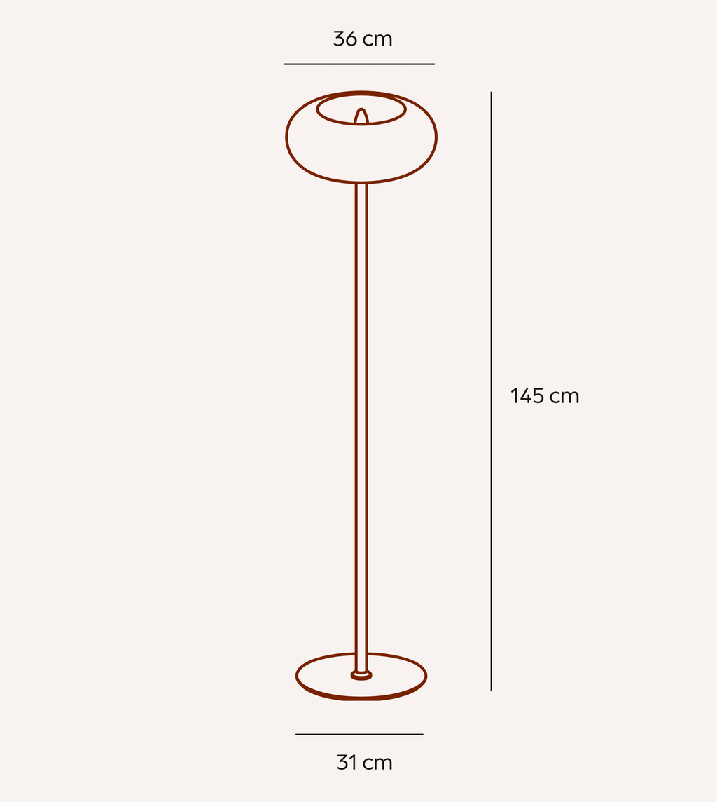 Lumira Dimmable LED Floor Lamp – Modern Metal Design with Adjustable Brightness