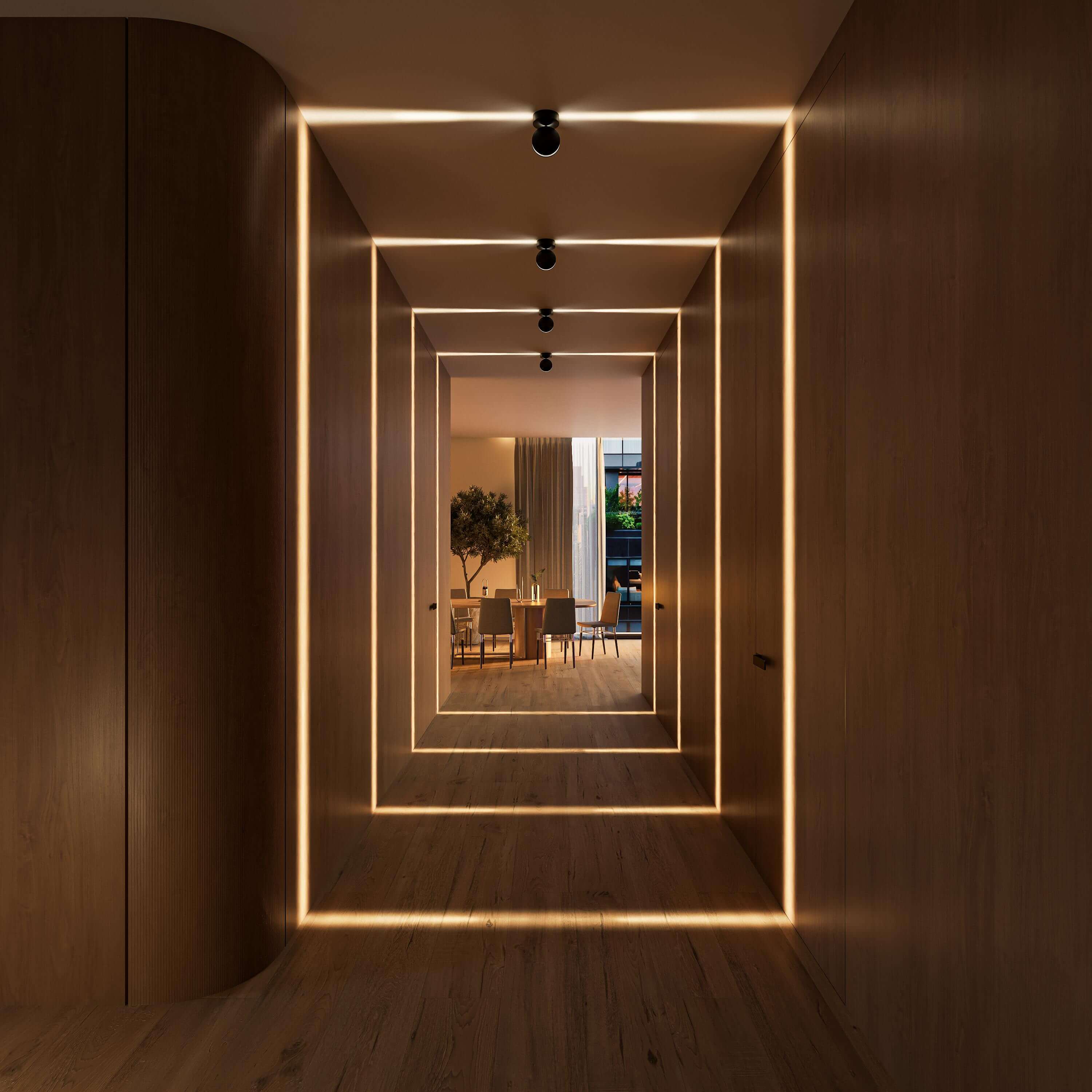 Spectra White LED Ceiling Light – Modern Aluminium Design with Elegant Illumination