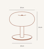 Lumio Dimmable LED Table Lamp – Modern Metal Design with Adjustable Brightness