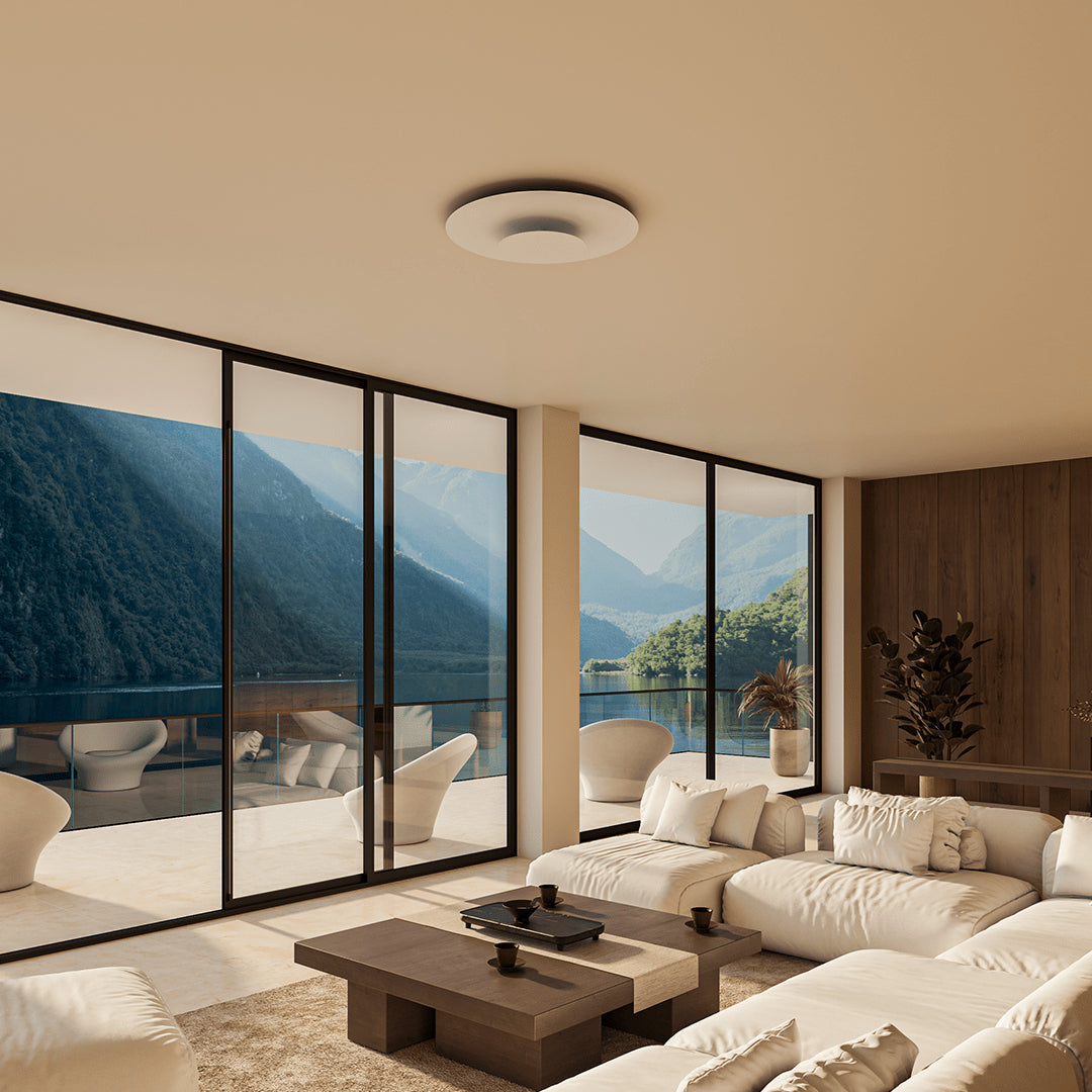 Tulio White LED Ceiling Light – Modern Design with Soft Indirect Illumination