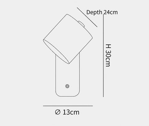 Rotatable Cylinder Wall Lamp