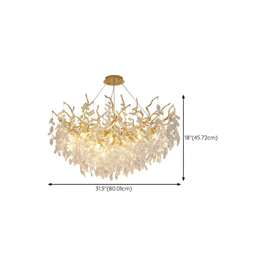 Crystal Branch Chandelier