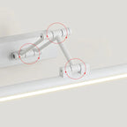 Arisha Minimalist LED Wall Light – Modern Metal and Acrylic Indoor Sconce