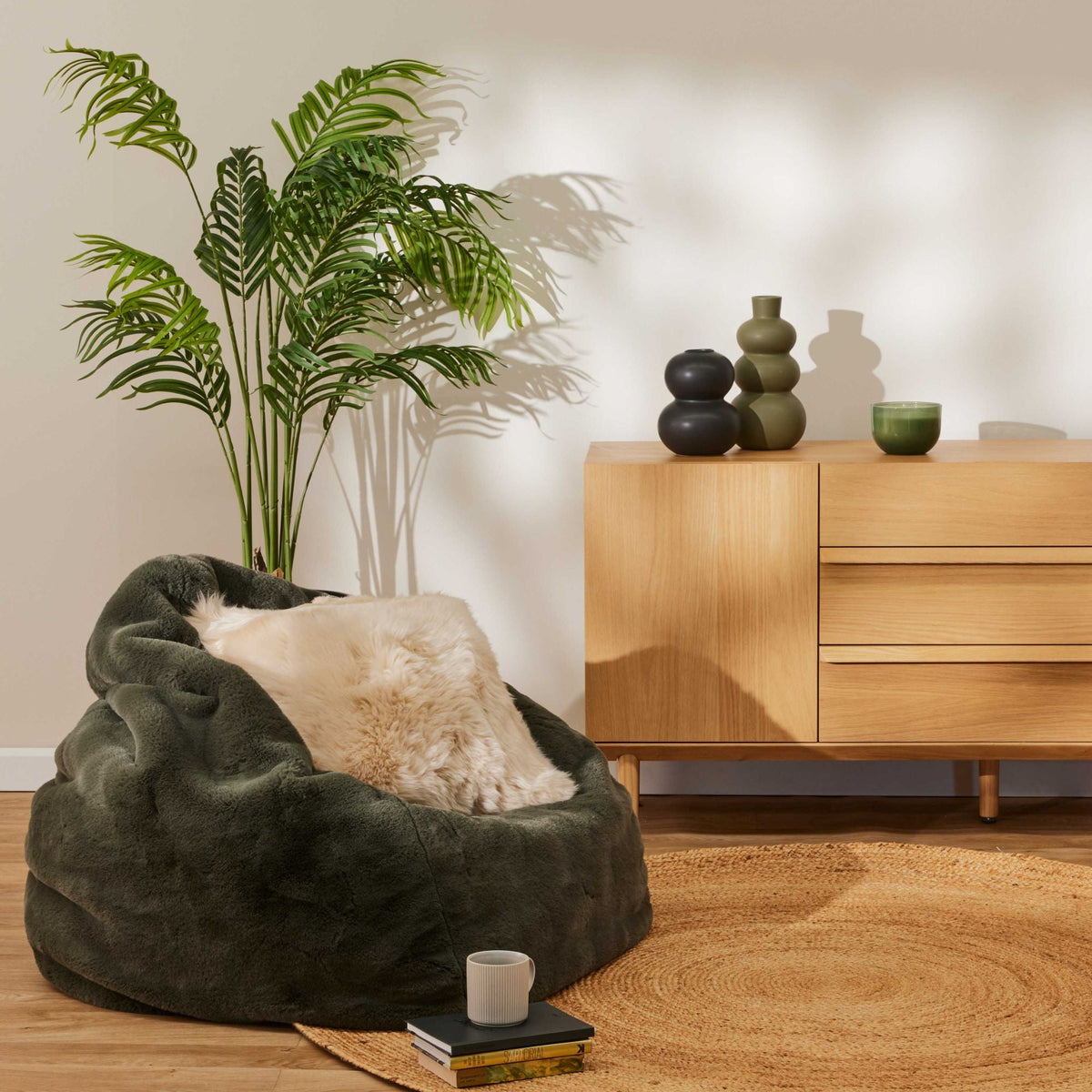 Kaia Plush Bean Bag Cover