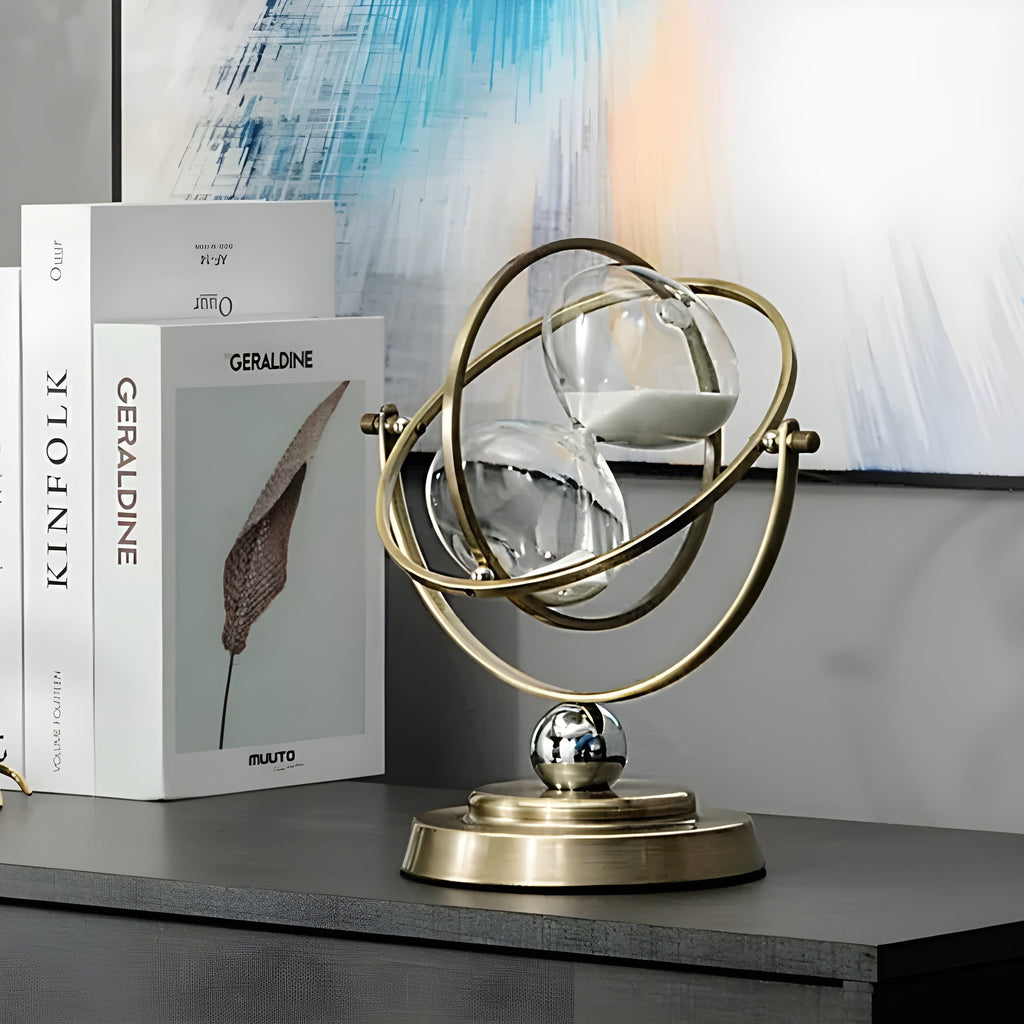Elegant Hourglass Clock