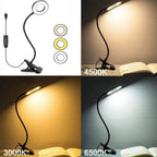 Clamp-On Adjustable Desk Lamp