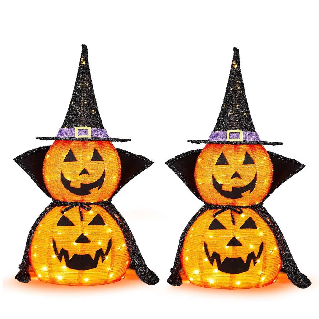 3ft Light-Up Halloween Pumpkin Decorations