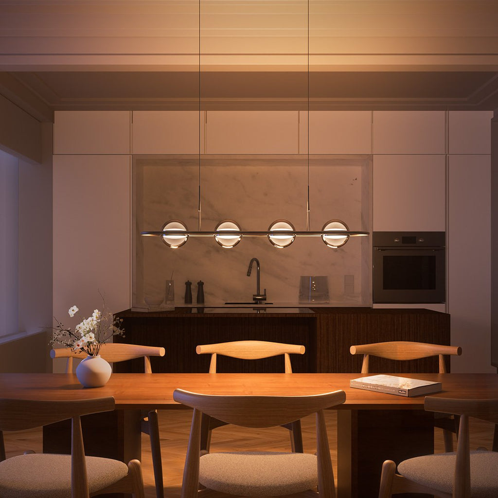 Riva Dimmable LED Pendant Light – Modern Metal Design with Adjustable Illumination