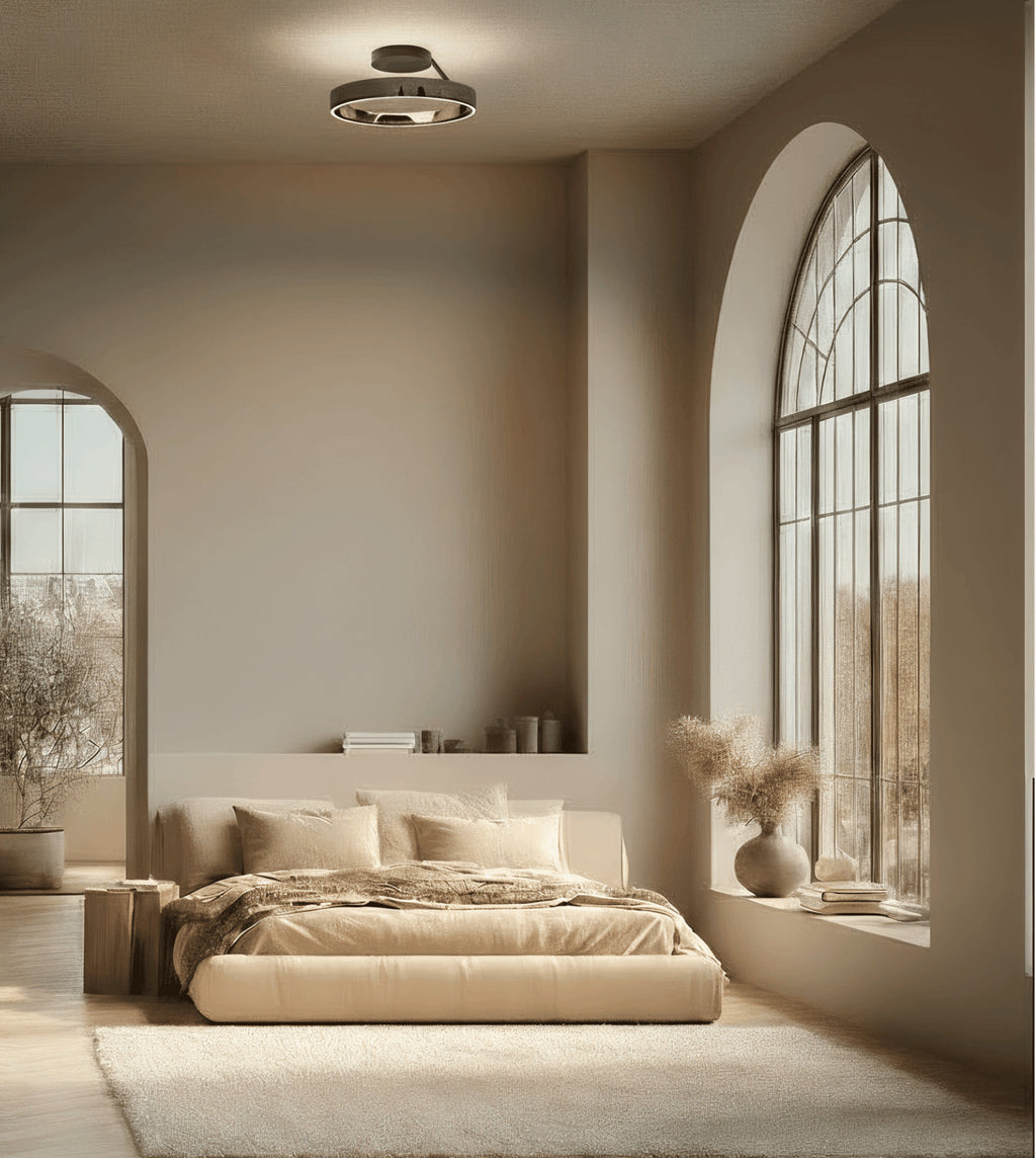 Solei Dimmable LED Ceiling Light – Elegant Aluminium Design with Adjustable Brightness