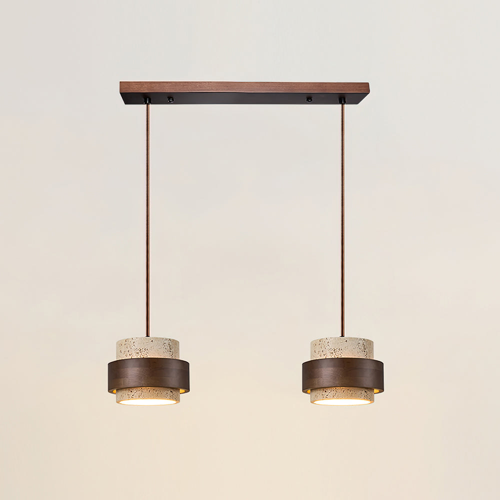 Perra Travertine Pendant Light
