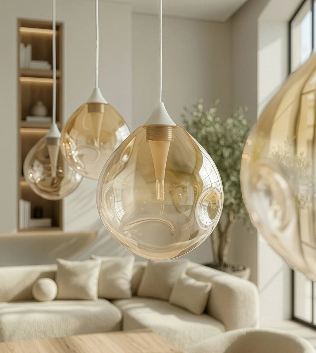 Somos Adjustable LED Pendant Light – Modern Metal Design with Height Adjustment