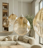 Somos Adjustable LED Pendant Light – Modern Metal Design with Height Adjustment