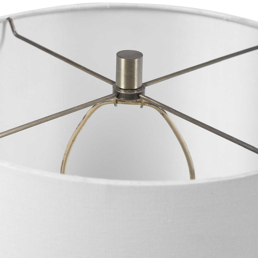 Earth-Toned Ceramic Accent Lamp