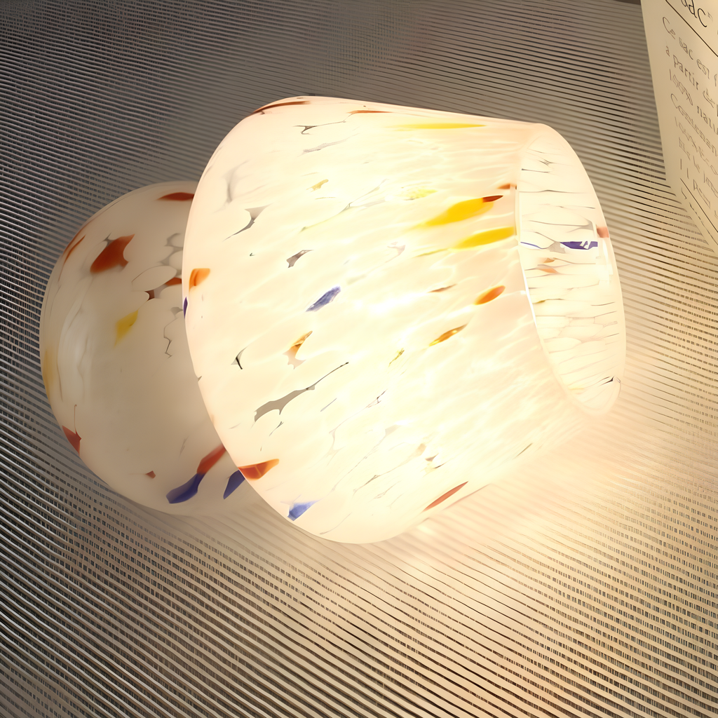 Vintage Glass Table Lamp