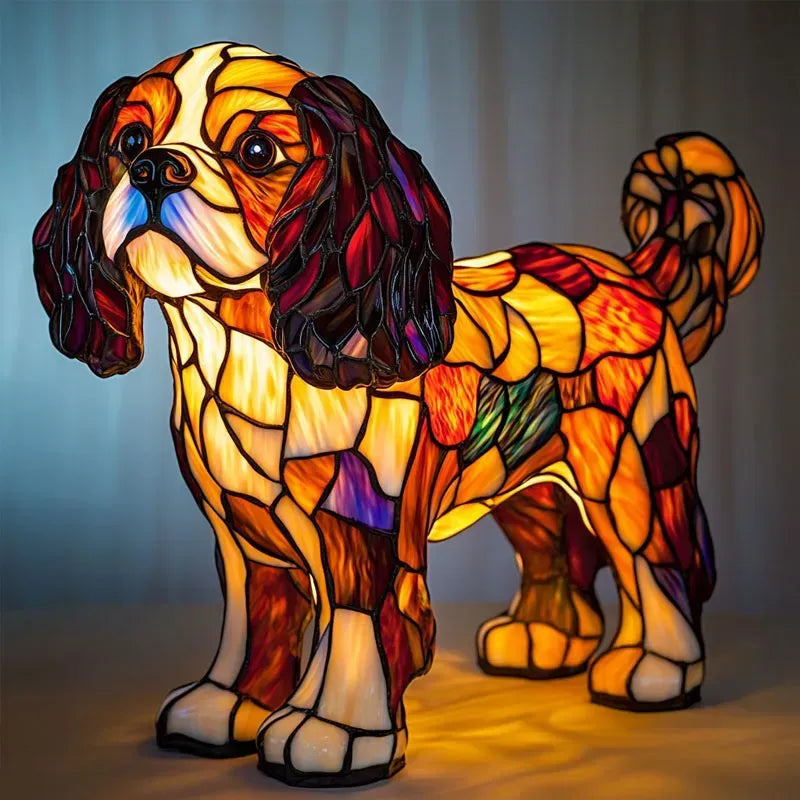 Handmade Dog Lamp