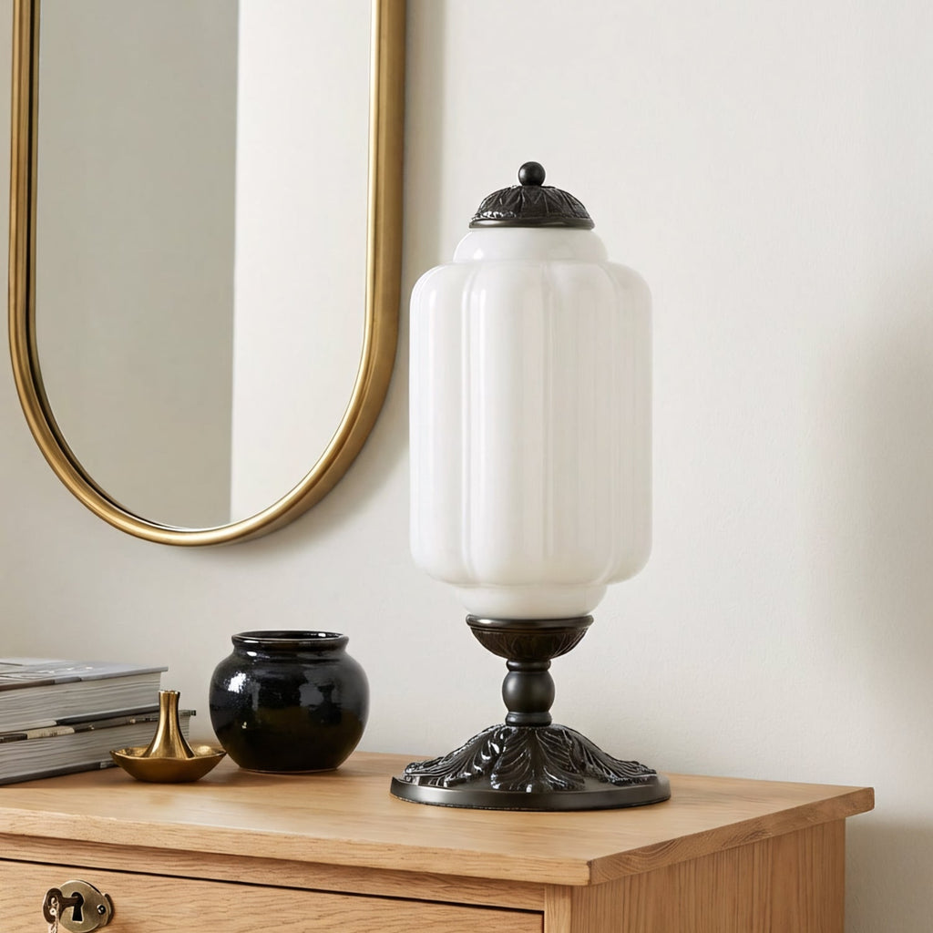 Eloise Textured Glass Table Lamp