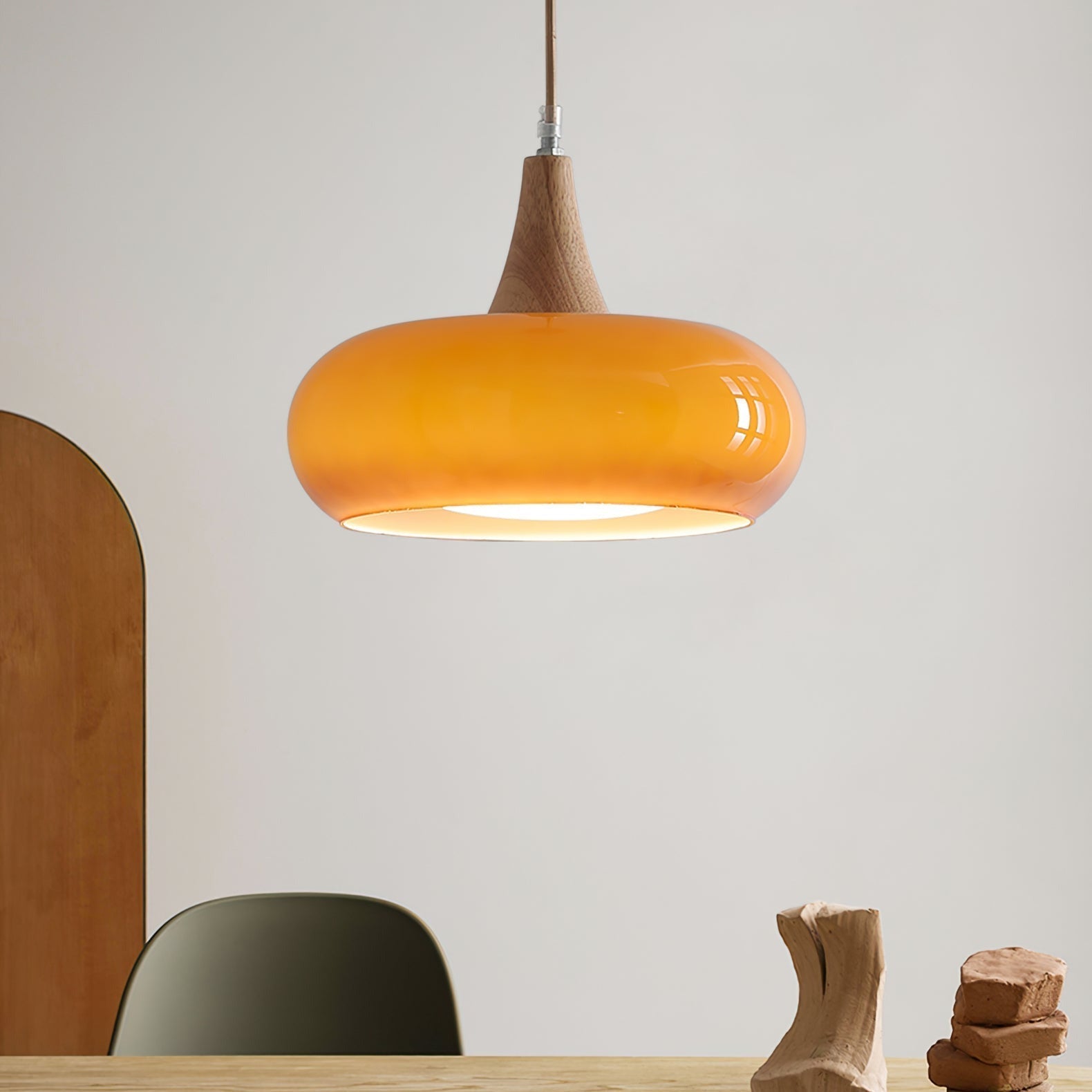 Charlotte Wooden Pendant Light