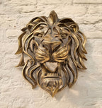 Lion Head Wall Sculpture