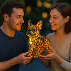 Handmade Dog Lamp