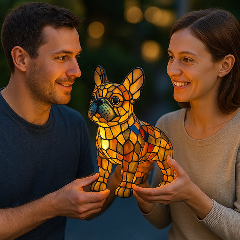 Handmade Dog Lamp